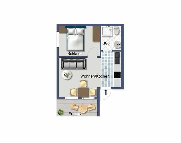 アパート Ostseevilla Dietlinde